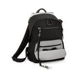 Tumi Voyageur Denver backpack with multiple compartments and adjustable straps, made of durable fabric in a sleek design.