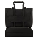 Tumi Voyageur Valetta medium tote bag in black with double handles and spacious interior for everyday use.