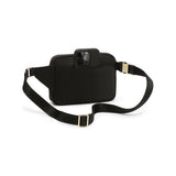 Tumi Voyageur Sedona crossbody sling bag in black leather with adjustable strap and multiple compartments.