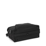Tumi Alpha Double Expansion Travel Satchel, a durable black duffel bag with double zipper expansion and sleek design.