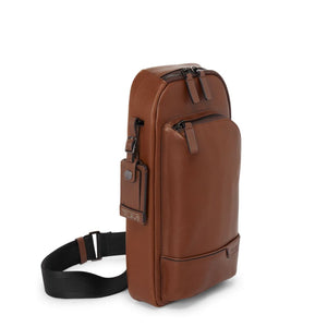 Tumi Harrison Gregory Sling bag featuring adjustable strap and multiple compartments for everyday carry.