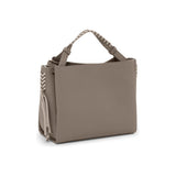 Taupe Tumi Georgica Marylea Crossbody bag with adjustable strap and sleek design, perfect for everyday use.