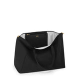 Tumi Voyageur Just in Case Tote bag in black with sleek design and spacious interior for everyday use.