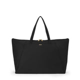 Tumi Voyageur Just in Case Tote Bag in durable fabric with zipper closure and shoulder straps, designed for versatile carrying.