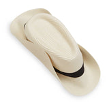 Beige Palm Beach UPF 50+ fedora packable hat by Wallaroo Hat Company, stylish accessories for sun protection and travel.