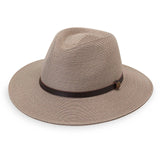 Ivory Stone Wallaroo Hat Company Carter UPF 50+ fedora packable hat, stylish accessories for sun protection and travel