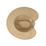 Beige Gabi UPF 50+ packable hat by Wallaroo Hat Company, lightweight and foldable for sun protection and travel.
