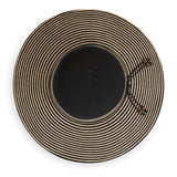 Black Marseille UPF 50+ packable hat by Wallaroo Hat Company with a wide brim and breathable fabric for sun protection.