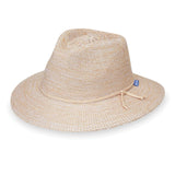 Mixed beige Victoria Fedora hat by Wallaroo Hat Company with UPF 50+ sun protection, stylish wide brim and classic fedora design.