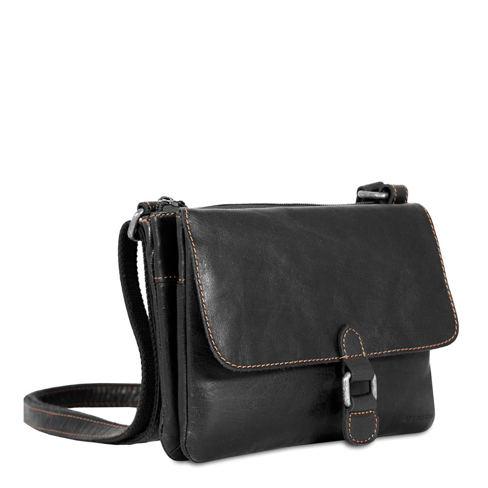 Jack Georges Portefeuille de voyage à deux volets pour homme, Noir, Taille unique : Jack Georges Jack Georges Portefeuille de voyage à deux volets pour homme, Noir, Taille unique : Jack Georges