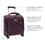 Briggs & Riley | Baseline | Cabin Spinner | Plum