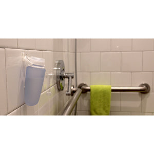 Humangear GoToob+ silicone travel bottle with squeeze nozzle for liquids, flexible and durable travel accessories.