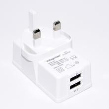 Adaptor Plug With 2 Port USB - PDU | United Kingdom / Ireland / Hong Kong - Index Urban