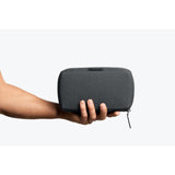 Bellroy Tech Kit open with organized compartments for cables, chargers, and accessories, compact and durable travel storage.