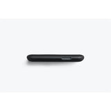 Black Bellroy Flip Case wallet with multiple card slots and sleek leather design, showcasing its compact and stylish look.