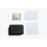 Black Bellroy Flip Case wallet with sleek design, multiple card slots, and a minimalist style for everyday organization.