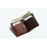 Bellroy Note Sleeve wallet in cocoa leather showing card slots and sleek design for everyday carry.