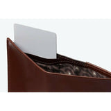 Bellroy Note Sleeve wallet in cocoa leather showing card slots and sleek design, compact and stylish for everyday use.