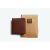 Bellroy Note Sleeve wallet in cocoa leather showing multiple card slots and sleek design for everyday organization.