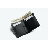 Bellroy Note Sleeve wallet in cocoa leather with multiple card slots and a sleek, compact design.