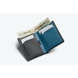 Bellroy Note Sleeve wallet in cocoa brown showing card slots, sleek design, and leather finish.