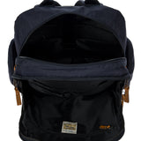 Bric's X-Collection Nomad backpack in durable fabric with multiple compartments and adjustable straps, ideal for travel and daily use.