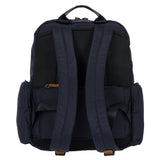 Bric's X-Collection Nomad backpack in durable fabric with multiple compartments and adjustable straps, designed for travel and everyday use.