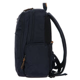 Bric's X-Collection Nomad Backpack in durable fabric with multiple compartments and adjustable straps.