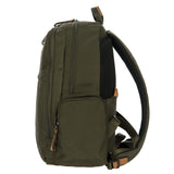 Bric's X-Collection Nomad Backpack in durable fabric with multiple compartments and padded shoulder straps.
