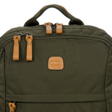 Bric's X-Collection Nomad Backpack in durable fabric with adjustable straps and multiple compartments for travel and daily use.