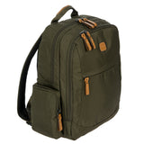Bric's X-Collection Nomad backpack in durable fabric with multiple compartments and adjustable straps, designed for travel and daily use.