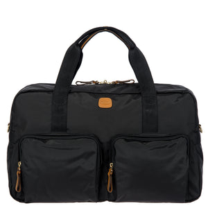 Bric's X-Collection holdall boarding tote bag with multiple pockets, made of durable material, suitable for travel and carry-on use.