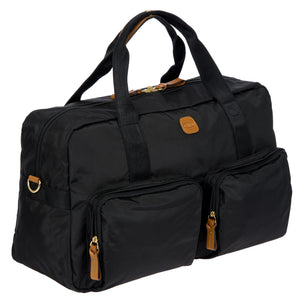 Bric's X-Collection holdall boarding tote bag with multiple exterior and interior pockets, made of durable material.