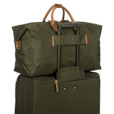 Bric's X-Collection 22-inch Deluxe Duffle bag in durable fabric with leather accents and a spacious main compartment.