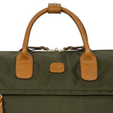 Bric's X-Collection 22-inch Deluxe Duffle Bag in durable fabric with leather accents and a spacious main compartment.