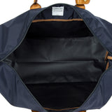 Bric's X-Collection 22-inch Deluxe Duffle bag in durable fabric with leather accents and a spacious main compartment.