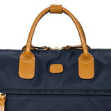 Bric's X-Collection 22-inch Deluxe Duffle Bag in durable fabric with leather accents and a top handle for travel.