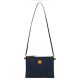Bric's X-Collection 22-inch folding duffle bag in durable fabric with handles and zipper closure, designed for travel and storage.