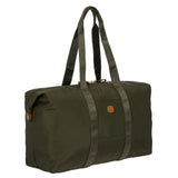 Bric's X-Collection 22-inch folding duffle bag in durable fabric with handles and a zippered main compartment.