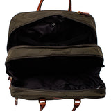 Bric's X-Collection Pilot Case bag in durable fabric with leather accents, featuring handles and a secure zipper closure.