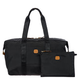Bric's X-Collection 18-inch folding duffle bag in durable fabric with handles and zipper closure, suitable for travel and storage.