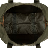 Bric's X-Collection 18-inch folding duffle bag in durable fabric with handles and zipper closure for versatile travel use.