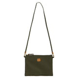 Bric's X-Collection 18-inch folding duffle bag in durable fabric with handles and zipper closure.