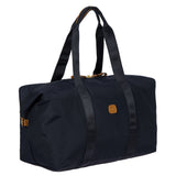 Bric's X-Collection 18-inch folding duffle bag in durable fabric with zipper closure and carrying handles.