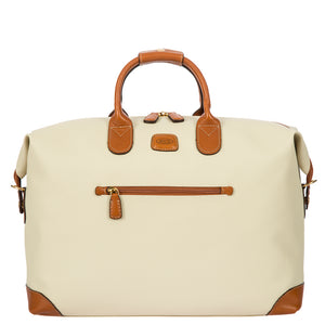 Bric's Firenze 18-inch cargo duffel bag with sturdy handles and spacious main compartment, made of durable fabric in a sleek design.