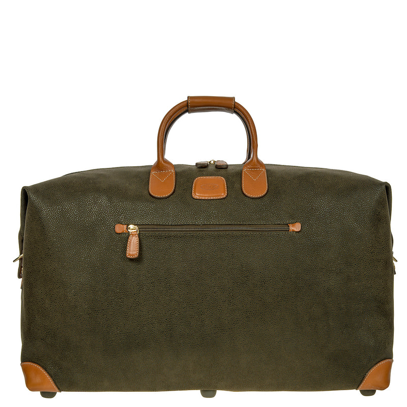 Bric's Life 22-inch cargo duffel bag in durable fabric with handles and zipper closure, suitable for travel and storage.