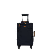 Bric's X-Collection 21-inch carry-on spinner luggage with hard shell and four wheels, in a sleek design.