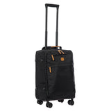 Bric's X-Collection 21-inch carry-on spinner luggage with four wheels, hard shell, and telescoping handle in sleek design.