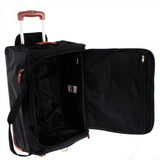 Bric's X-Collection 21-inch rolling duffle luggage with durable fabric and extendable handle, ideal for travel and storage.