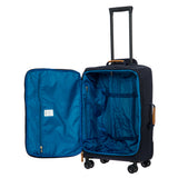 Bric's X-Collection checked 30-inch spinner luggage with durable fabric and four wheels for easy travel.